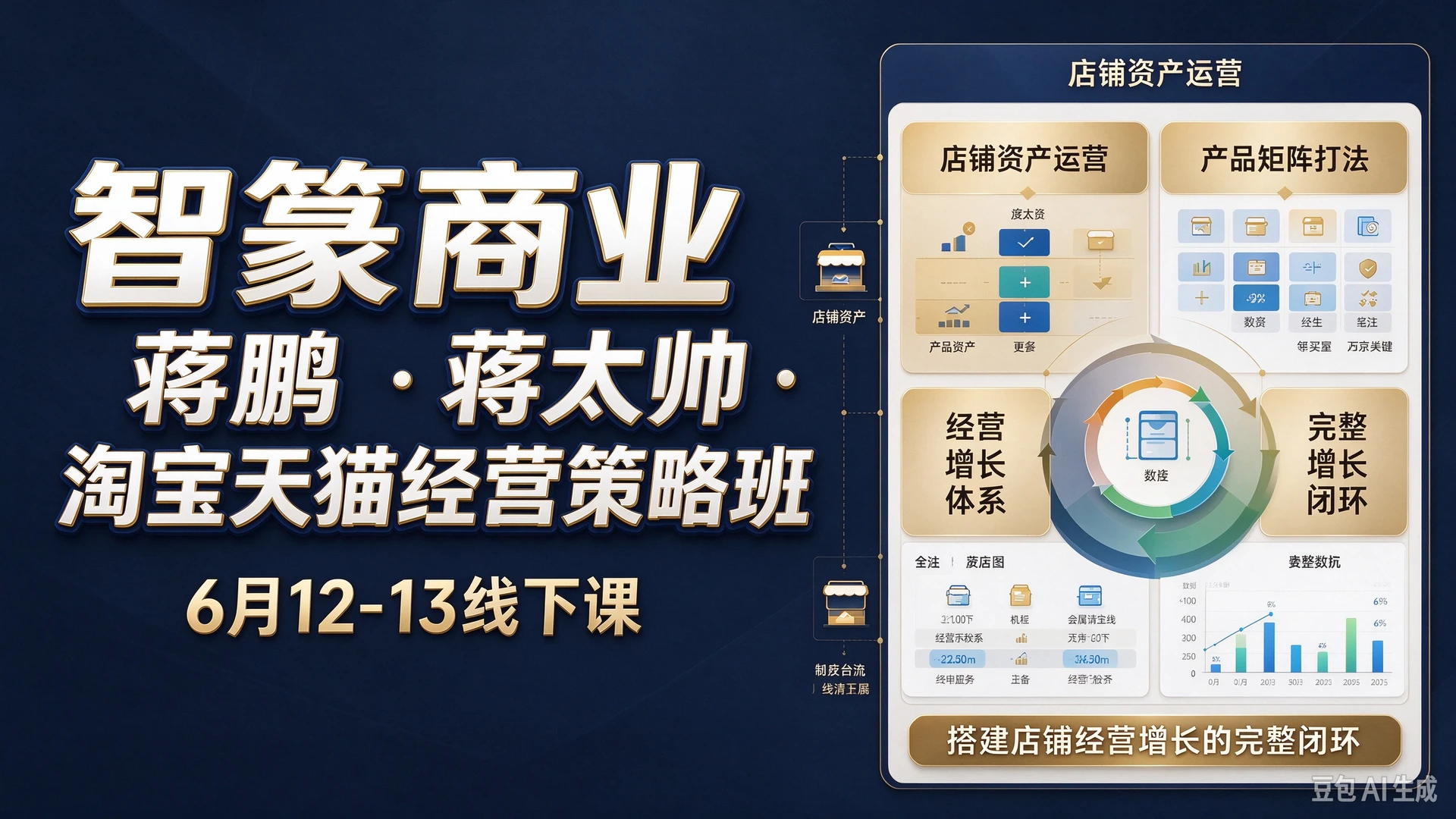 智篆商业蒋鹏蒋太帅淘宝天猫经营策略班线下课,带你吃透淘天人群资产与爆款运营思路,搭建店铺长效经营增长的完整闭环(更新261028) 智篆商业蒋鹏蒋太帅淘宝天猫经营策略班线下课,带你吃透淘天人群资产与爆款运营思路,搭建店铺长效经营增长的完整闭环(更新261028)