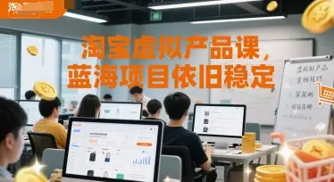 淘宝虚拟产品课，蓝海项目依旧稳定