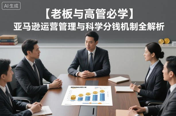 【精】【老板与高管必学】亚马逊运营管理与科学分钱机制全解析