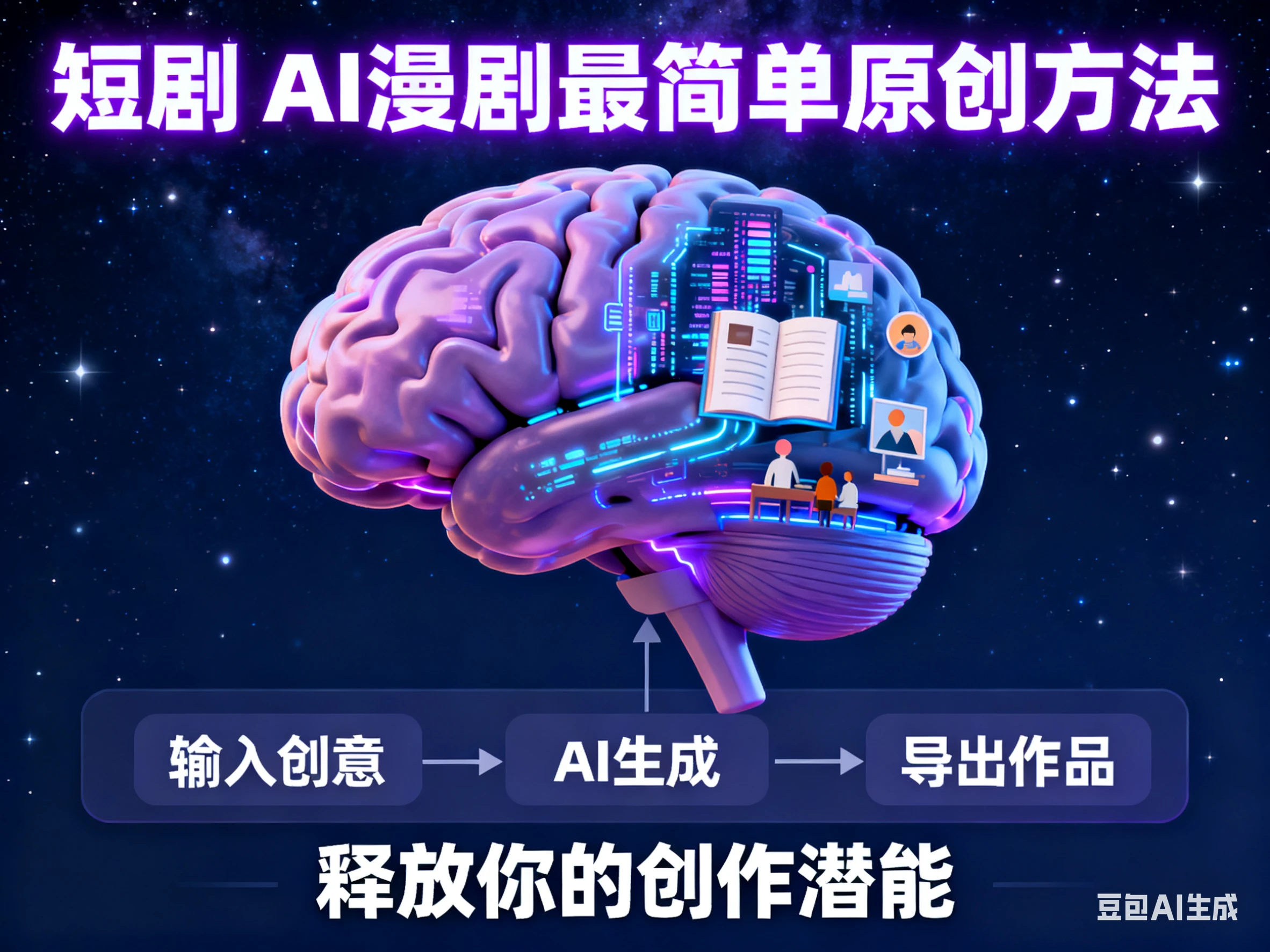 【精】短剧 AI 漫剧最简单原创方法