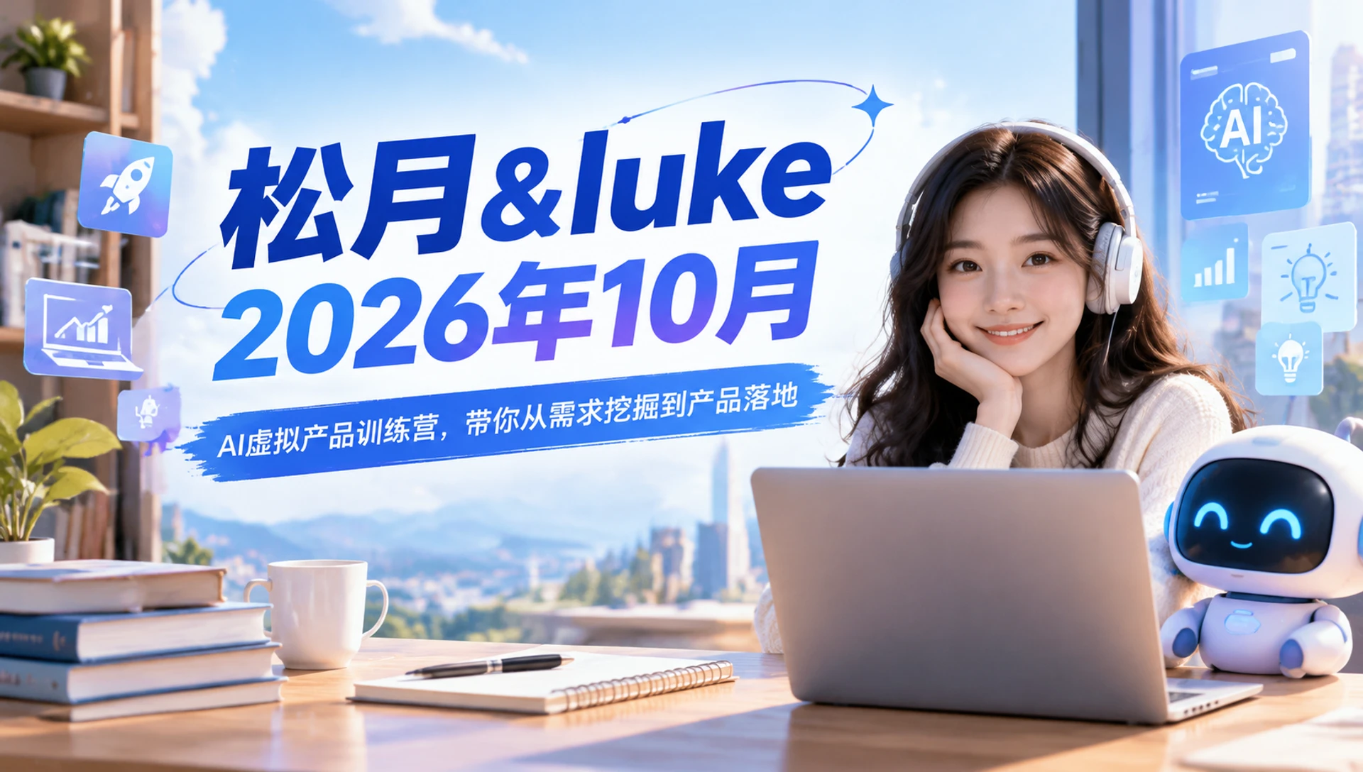 【精】松月 & luke2026年10月AI虚拟产品训练营,带你从需求挖掘到产品落地(更新261028) 【精】松月 & luke2026年10月AI虚拟产品训练营,带你从需求挖掘到产品落地(更新261028)