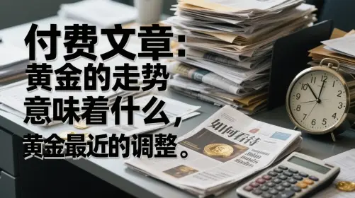 付费文章：黄金的走势意味着什么，如何看待黄金最近的调整