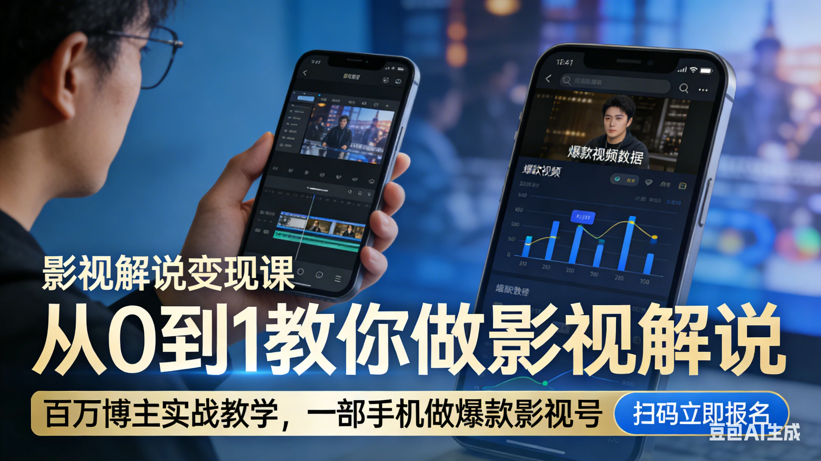 【精】影视解说变现课!百万博主实战教学,一部手机做爆款影视号 【精】影视解说变现课!百万博主实战教学,一部手机做爆款影视号