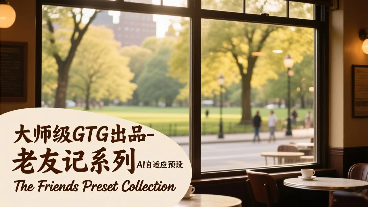 大师级GTG出品-老友记系列AI自适应预设The Friends Preset Collection